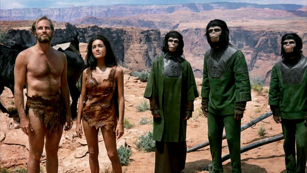 El Planeta de los Simios, película de 1968.