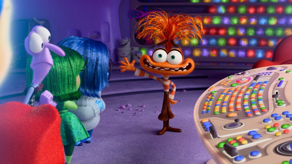 ALT: Inside Out 2: The new emotion “Anxiety” arrives at headquarters